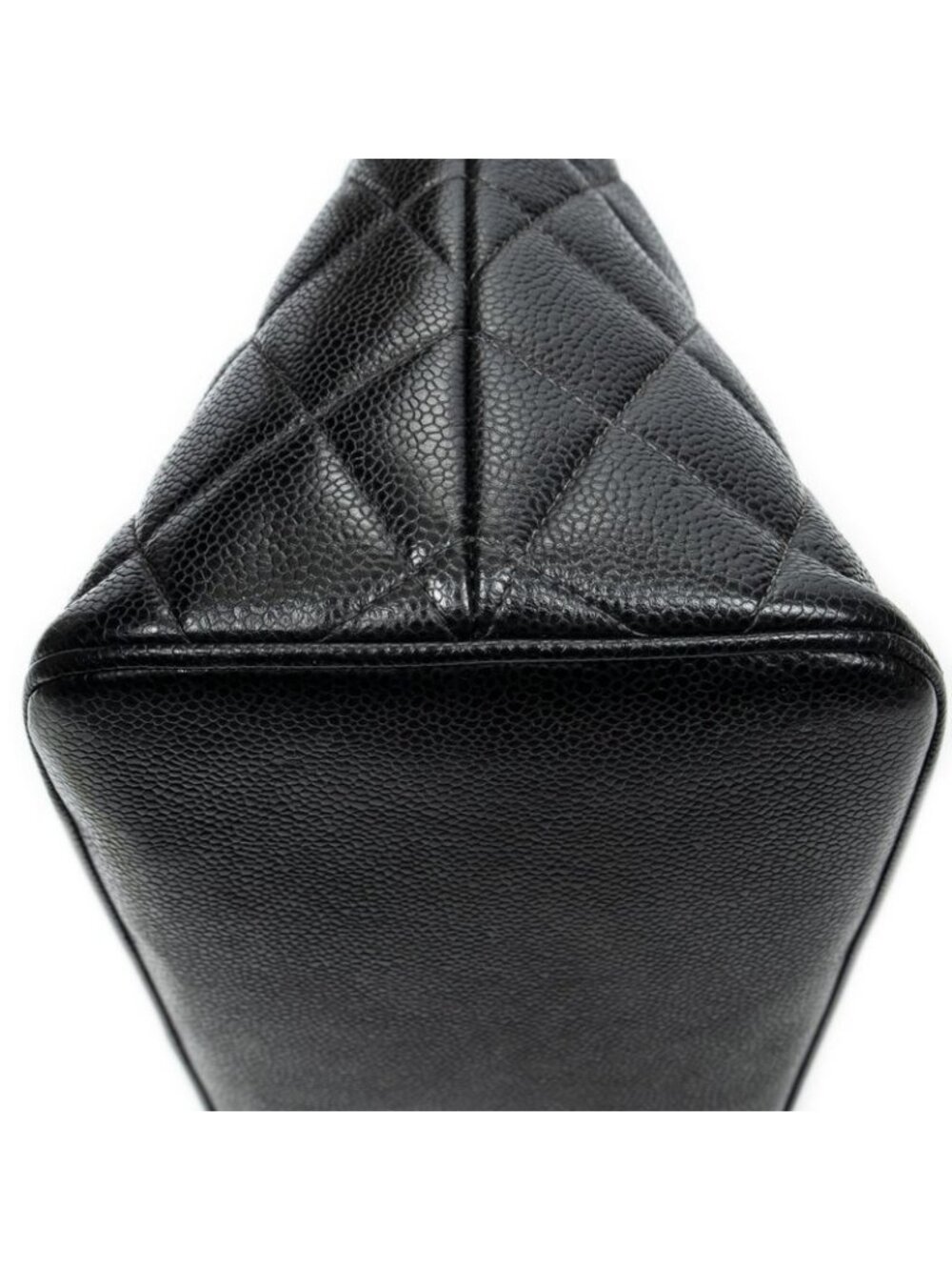 ★SOLD★ Chanel Timeless Medallion Tote Black Quilted Caviar Leather - Picture 7 of 10